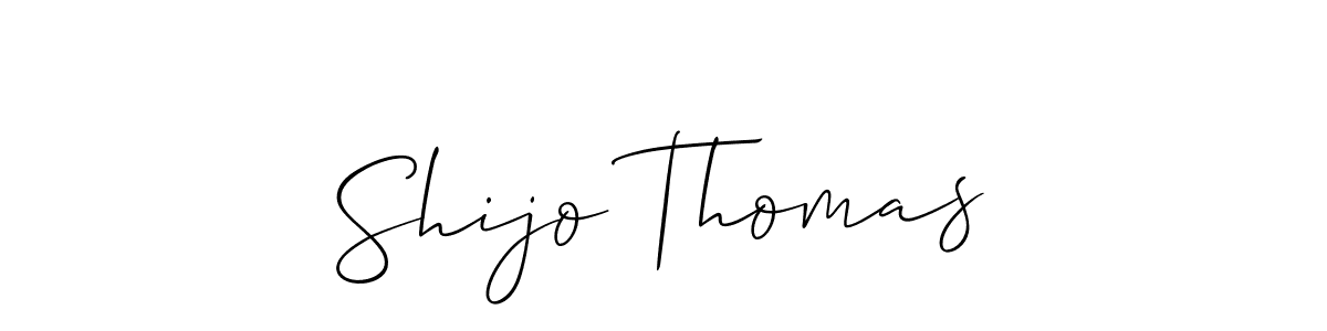 How to Draw Shijo Thomas signature style? Allison_Script is a latest design signature styles for name Shijo Thomas. Shijo Thomas signature style 2 images and pictures png