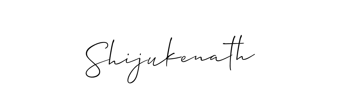 The best way (Allison_Script) to make a short signature is to pick only two or three words in your name. The name Shijukenath include a total of six letters. For converting this name. Shijukenath signature style 2 images and pictures png