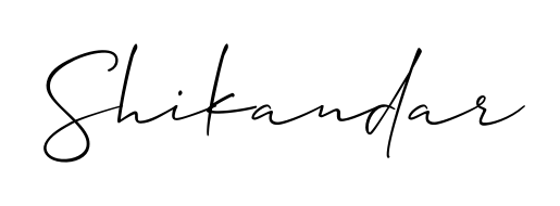 Make a beautiful signature design for name Shikandar. Use this online signature maker to create a handwritten signature for free. Shikandar signature style 2 images and pictures png