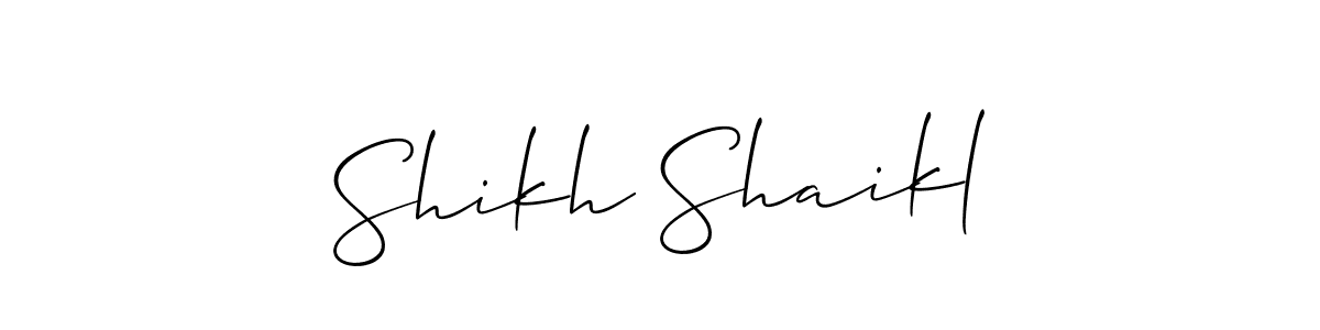Make a beautiful signature design for name Shikh Shaikl. Use this online signature maker to create a handwritten signature for free. Shikh Shaikl signature style 2 images and pictures png