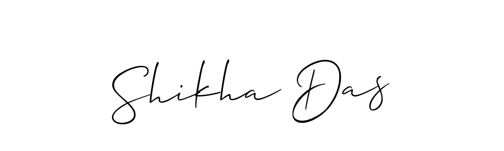 Similarly Allison_Script is the best handwritten signature design. Signature creator online .You can use it as an online autograph creator for name Shikha Das. Shikha Das signature style 2 images and pictures png