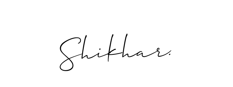 Shikhar. stylish signature style. Best Handwritten Sign (Allison_Script) for my name. Handwritten Signature Collection Ideas for my name Shikhar.. Shikhar. signature style 2 images and pictures png