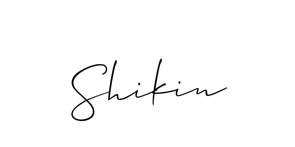 Make a beautiful signature design for name Shikin. Use this online signature maker to create a handwritten signature for free. Shikin signature style 2 images and pictures png