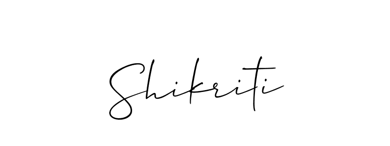 You should practise on your own different ways (Allison_Script) to write your name (Shikriti) in signature. don't let someone else do it for you. Shikriti signature style 2 images and pictures png