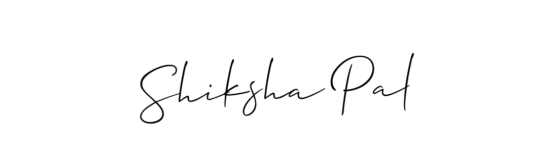 The best way (Allison_Script) to make a short signature is to pick only two or three words in your name. The name Shiksha Pal include a total of six letters. For converting this name. Shiksha Pal signature style 2 images and pictures png