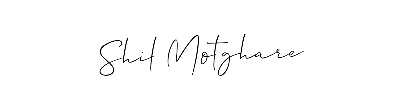 Best and Professional Signature Style for Shil Motghare. Allison_Script Best Signature Style Collection. Shil Motghare signature style 2 images and pictures png