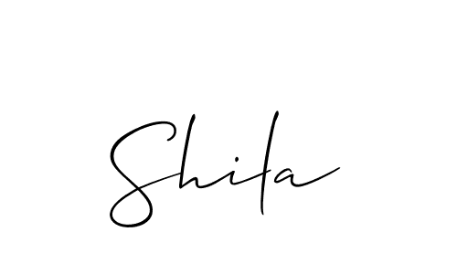 It looks lik you need a new signature style for name Shila. Design unique handwritten (Allison_Script) signature with our free signature maker in just a few clicks. Shila signature style 2 images and pictures png