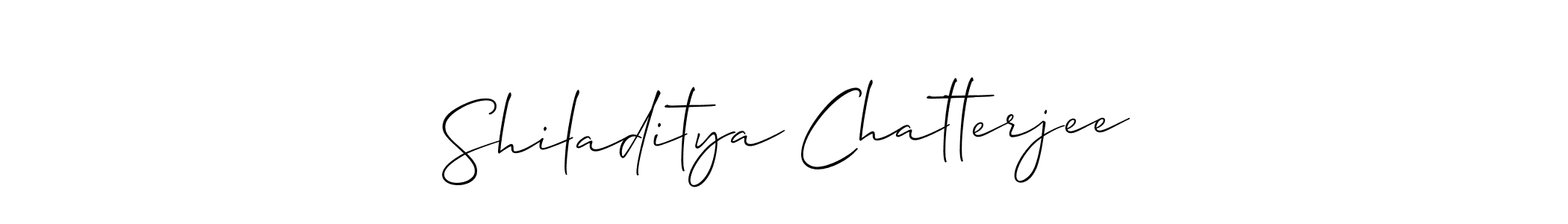 How to Draw Shiladitya Chatterjee signature style? Allison_Script is a latest design signature styles for name Shiladitya Chatterjee. Shiladitya Chatterjee signature style 2 images and pictures png