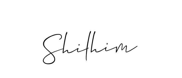 It looks lik you need a new signature style for name Shilhim. Design unique handwritten (Allison_Script) signature with our free signature maker in just a few clicks. Shilhim signature style 2 images and pictures png