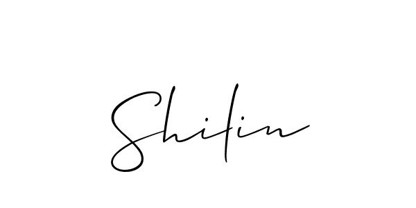 Also we have Shilin name is the best signature style. Create professional handwritten signature collection using Allison_Script autograph style. Shilin signature style 2 images and pictures png
