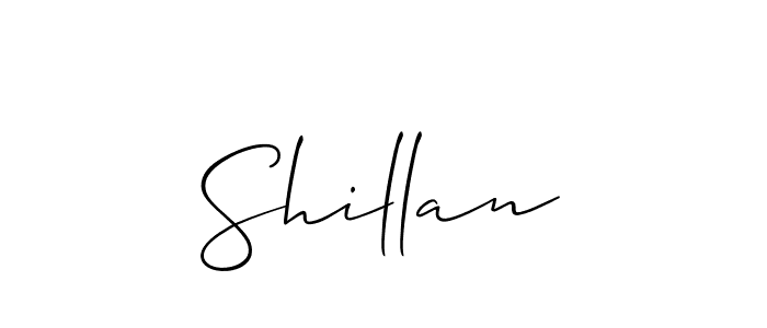 Best and Professional Signature Style for Shillan. Allison_Script Best Signature Style Collection. Shillan signature style 2 images and pictures png