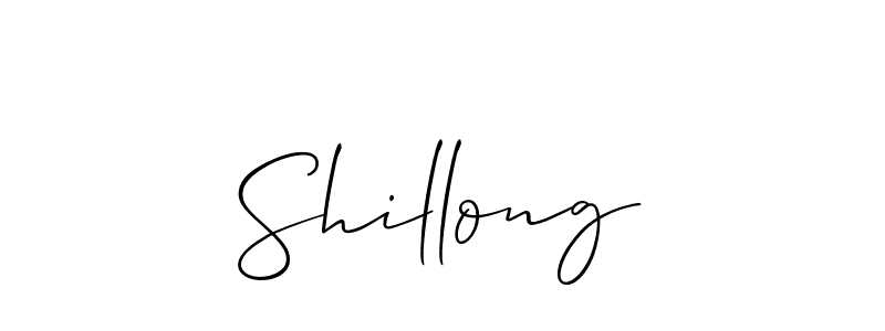 You should practise on your own different ways (Allison_Script) to write your name (Shillong) in signature. don't let someone else do it for you. Shillong signature style 2 images and pictures png