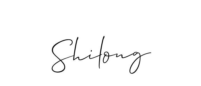 Make a beautiful signature design for name Shilong. Use this online signature maker to create a handwritten signature for free. Shilong signature style 2 images and pictures png