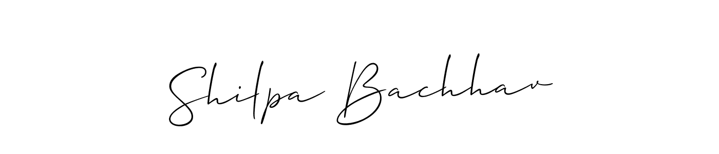 Also You can easily find your signature by using the search form. We will create Shilpa Bachhav name handwritten signature images for you free of cost using Allison_Script sign style. Shilpa Bachhav signature style 2 images and pictures png