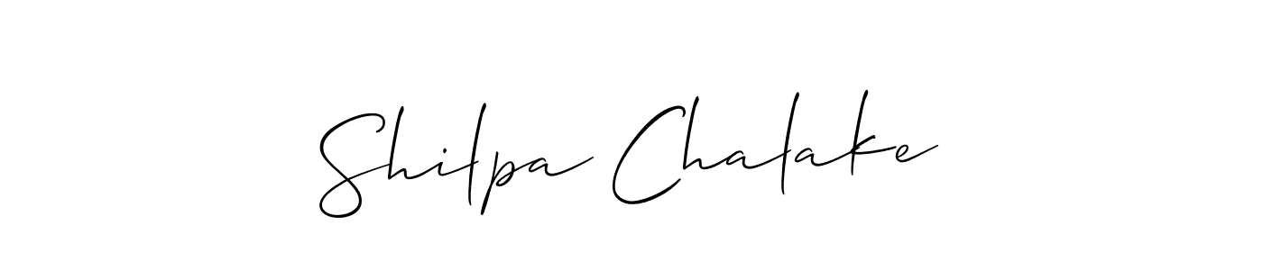 You can use this online signature creator to create a handwritten signature for the name Shilpa Chalake. This is the best online autograph maker. Shilpa Chalake signature style 2 images and pictures png