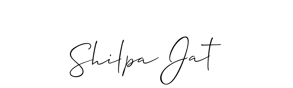 Similarly Allison_Script is the best handwritten signature design. Signature creator online .You can use it as an online autograph creator for name Shilpa Jat. Shilpa Jat signature style 2 images and pictures png