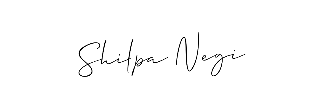 You should practise on your own different ways (Allison_Script) to write your name (Shilpa Negi) in signature. don't let someone else do it for you. Shilpa Negi signature style 2 images and pictures png