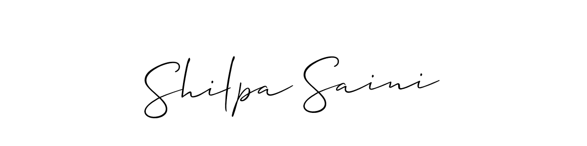 if you are searching for the best signature style for your name Shilpa Saini. so please give up your signature search. here we have designed multiple signature styles  using Allison_Script. Shilpa Saini signature style 2 images and pictures png