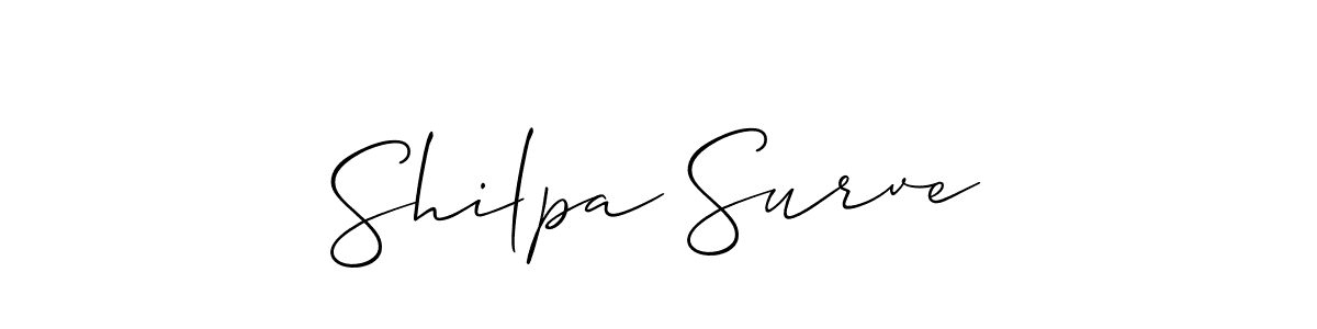 Similarly Allison_Script is the best handwritten signature design. Signature creator online .You can use it as an online autograph creator for name Shilpa Surve. Shilpa Surve signature style 2 images and pictures png