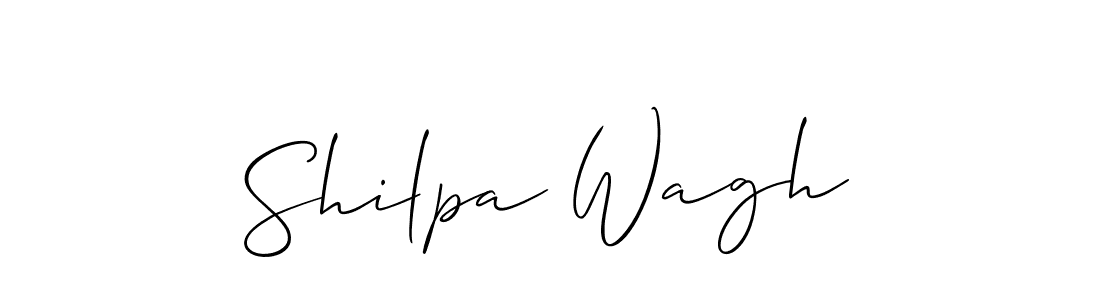 Also we have Shilpa Wagh name is the best signature style. Create professional handwritten signature collection using Allison_Script autograph style. Shilpa Wagh signature style 2 images and pictures png