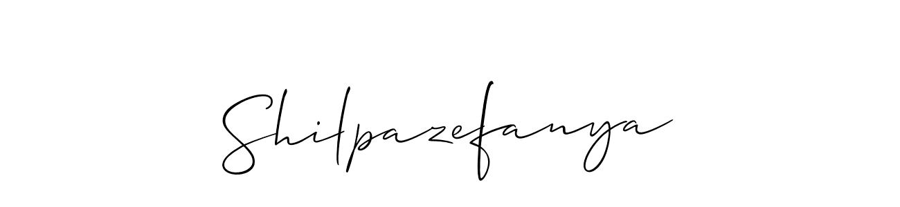 Similarly Allison_Script is the best handwritten signature design. Signature creator online .You can use it as an online autograph creator for name Shilpazefanya. Shilpazefanya signature style 2 images and pictures png