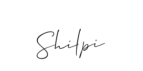 Allison_Script is a professional signature style that is perfect for those who want to add a touch of class to their signature. It is also a great choice for those who want to make their signature more unique. Get Shilpi name to fancy signature for free. Shilpi signature style 2 images and pictures png