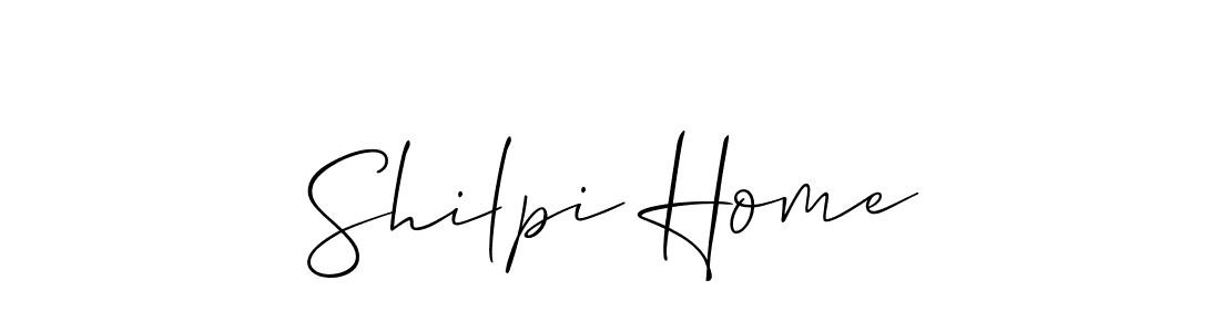 Also You can easily find your signature by using the search form. We will create Shilpi Home name handwritten signature images for you free of cost using Allison_Script sign style. Shilpi Home signature style 2 images and pictures png