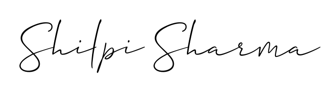 A modern signature idea for name Shilpi Sharma using Allison_Script font. Clean strokes and elegant curves make it stand out instantly. Shilpi Sharma signature style 2 images and pictures png