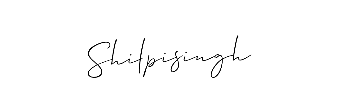 You should practise on your own different ways (Allison_Script) to write your name (Shilpisingh) in signature. don't let someone else do it for you. Shilpisingh signature style 2 images and pictures png