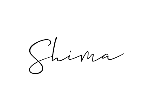 The best way (Allison_Script) to make a short signature is to pick only two or three words in your name. The name Shima include a total of six letters. For converting this name. Shima signature style 2 images and pictures png