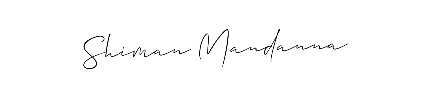 Best and Professional Signature Style for Shiman Mandanna. Allison_Script Best Signature Style Collection. Shiman Mandanna signature style 2 images and pictures png