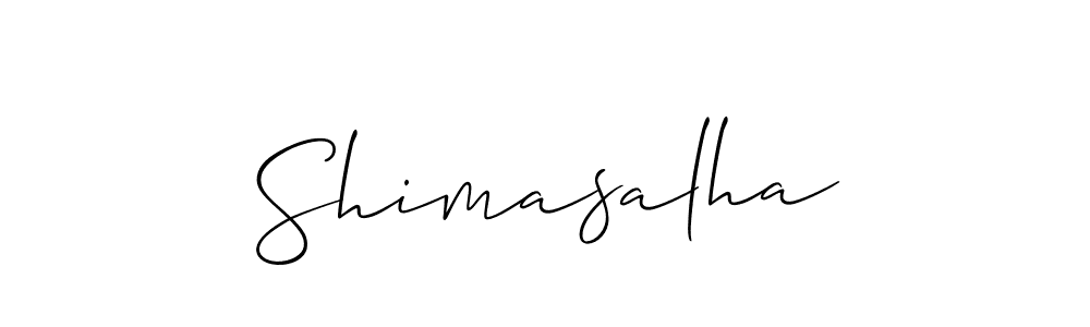 Make a short Shimasalha signature style. Manage your documents anywhere anytime using Allison_Script. Create and add eSignatures, submit forms, share and send files easily. Shimasalha signature style 2 images and pictures png