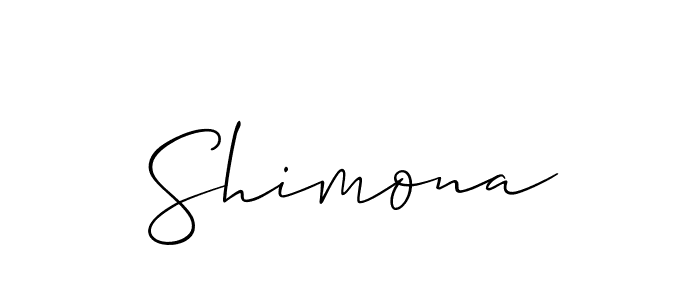 How to make Shimona name signature. Use Allison_Script style for creating short signs online. This is the latest handwritten sign. Shimona signature style 2 images and pictures png