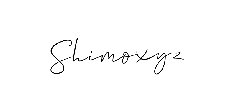 Make a short Shimoxyz signature style. Manage your documents anywhere anytime using Allison_Script. Create and add eSignatures, submit forms, share and send files easily. Shimoxyz signature style 2 images and pictures png