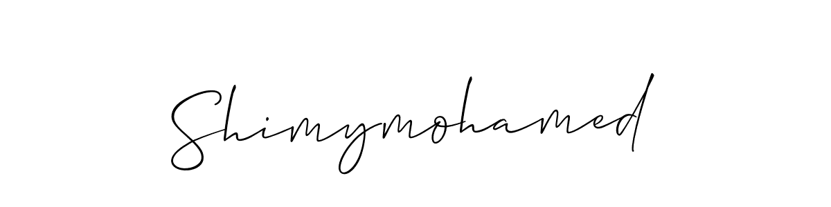 Make a beautiful signature design for name Shimymohamed. Use this online signature maker to create a handwritten signature for free. Shimymohamed signature style 2 images and pictures png