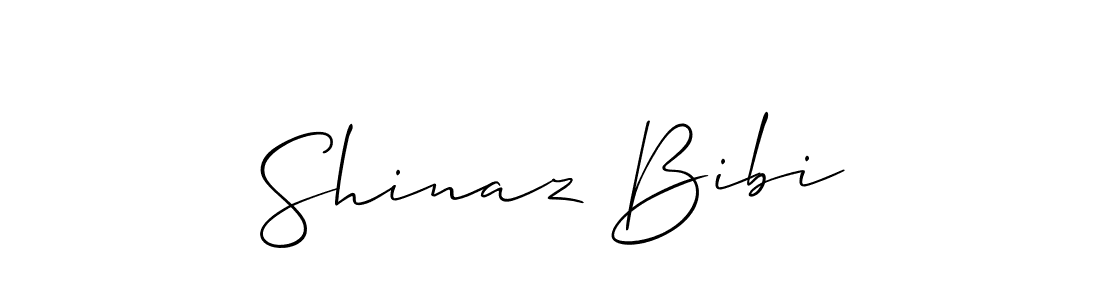 It looks lik you need a new signature style for name Shinaz Bibi. Design unique handwritten (Allison_Script) signature with our free signature maker in just a few clicks. Shinaz Bibi signature style 2 images and pictures png