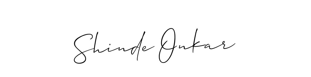 if you are searching for the best signature style for your name Shinde Onkar. so please give up your signature search. here we have designed multiple signature styles  using Allison_Script. Shinde Onkar signature style 2 images and pictures png