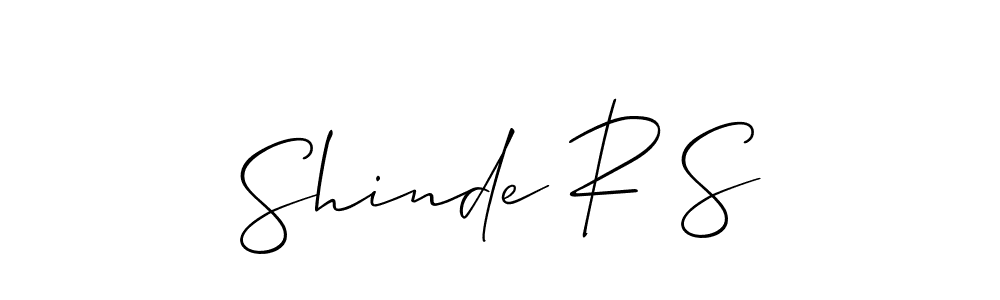 Shinde R S stylish signature style. Best Handwritten Sign (Allison_Script) for my name. Handwritten Signature Collection Ideas for my name Shinde R S. Shinde R S signature style 2 images and pictures png