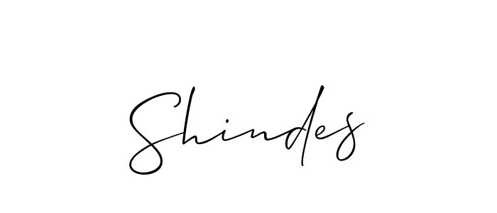 The best way (Allison_Script) to make a short signature is to pick only two or three words in your name. The name Shindes include a total of six letters. For converting this name. Shindes signature style 2 images and pictures png