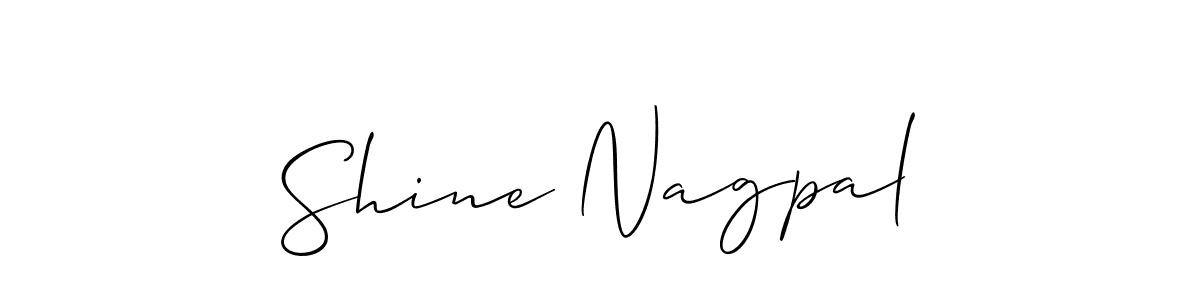 Also You can easily find your signature by using the search form. We will create Shine Nagpal name handwritten signature images for you free of cost using Allison_Script sign style. Shine Nagpal signature style 2 images and pictures png
