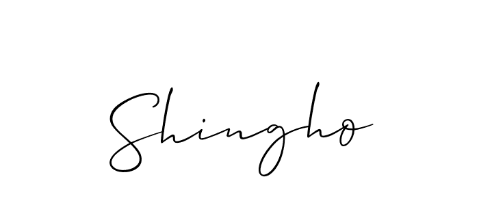 Make a short Shingho signature style. Manage your documents anywhere anytime using Allison_Script. Create and add eSignatures, submit forms, share and send files easily. Shingho signature style 2 images and pictures png