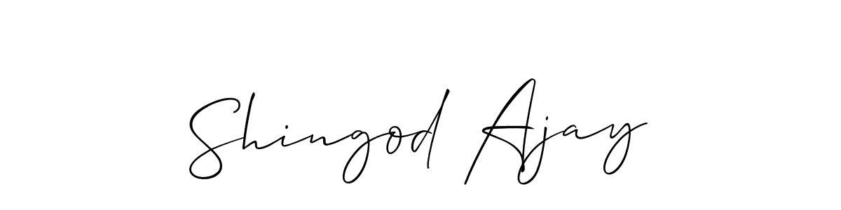 You can use this online signature creator to create a handwritten signature for the name Shingod Ajay. This is the best online autograph maker. Shingod Ajay signature style 2 images and pictures png