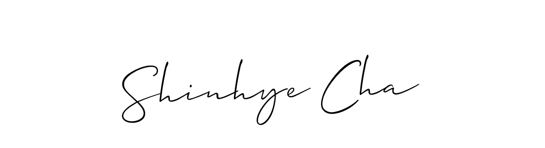 Make a beautiful signature design for name Shinhye Cha. With this signature (Allison_Script) style, you can create a handwritten signature for free. Shinhye Cha signature style 2 images and pictures png