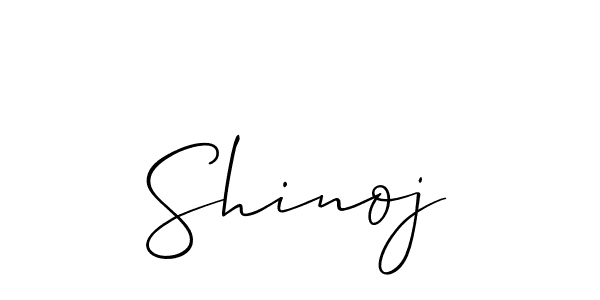 The best way (Allison_Script) to make a short signature is to pick only two or three words in your name. The name Shinoj include a total of six letters. For converting this name. Shinoj signature style 2 images and pictures png