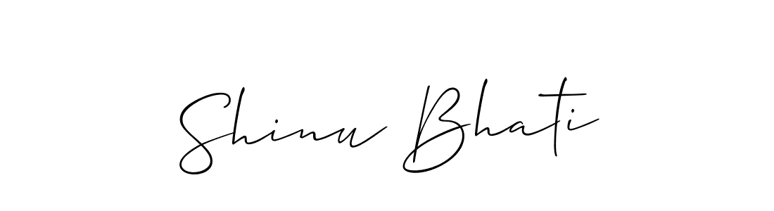This is the best signature style for the Shinu Bhati name. Also you like these signature font (Allison_Script). Mix name signature. Shinu Bhati signature style 2 images and pictures png