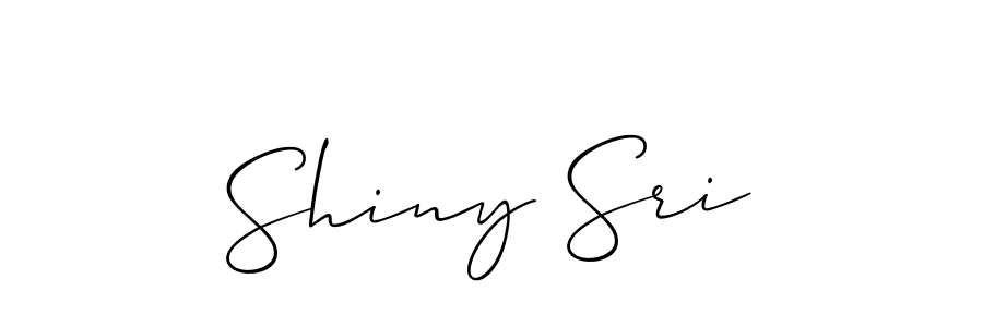 You should practise on your own different ways (Allison_Script) to write your name (Shiny Sri) in signature. don't let someone else do it for you. Shiny Sri signature style 2 images and pictures png