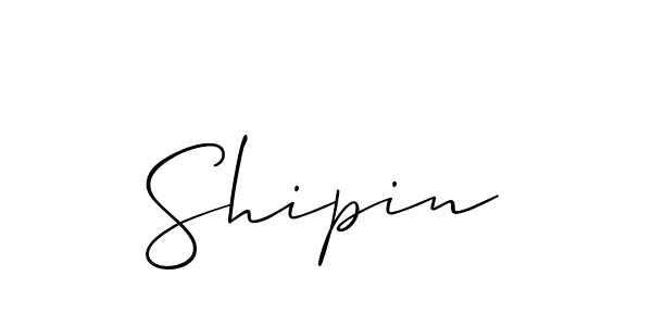 How to Draw Shipin signature style? Allison_Script is a latest design signature styles for name Shipin. Shipin signature style 2 images and pictures png
