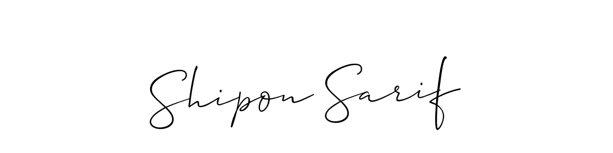 Here are the top 10 professional signature styles for the name Shipon Sarif. These are the best autograph styles you can use for your name. Shipon Sarif signature style 2 images and pictures png