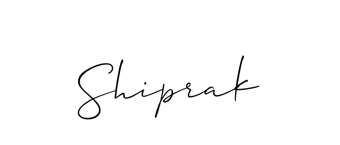 Also we have Shiprak name is the best signature style. Create professional handwritten signature collection using Allison_Script autograph style. Shiprak signature style 2 images and pictures png