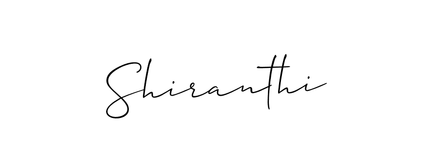 Also we have Shiranthi name is the best signature style. Create professional handwritten signature collection using Allison_Script autograph style. Shiranthi signature style 2 images and pictures png